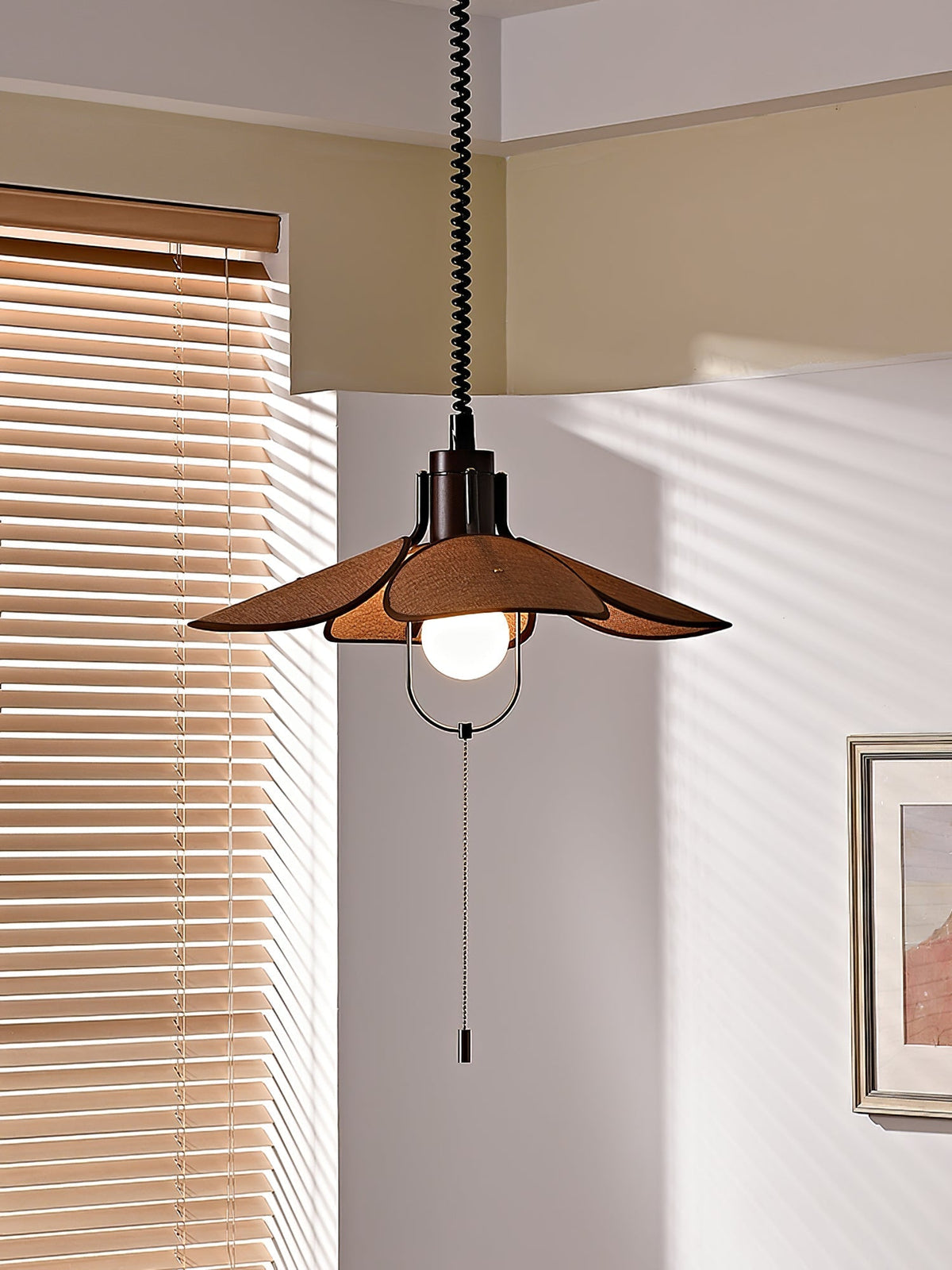 Galenelle Linen Pendant Light-Moonnatur