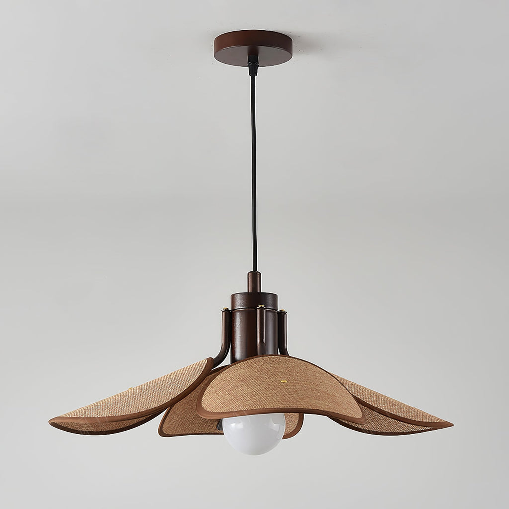 Galenelle Linen Pendant Light-Moonnatur