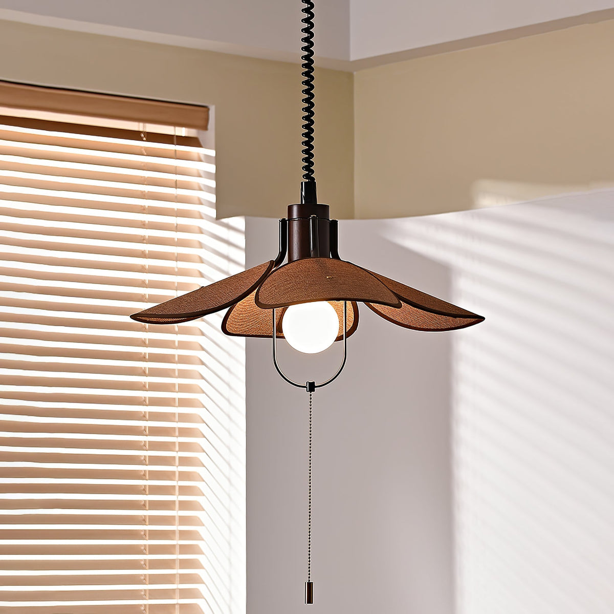 Galenelle Linen Pendant Light-Moonnatur