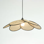 Kardenia Rattan Pendant Light-Moonnatur