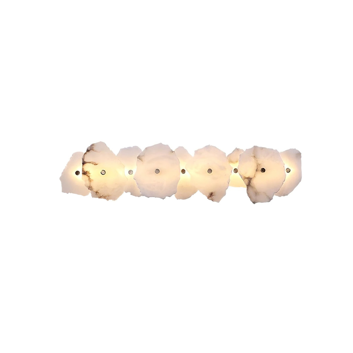Ravensbrook Alabaster Wall Light-Moonnatur