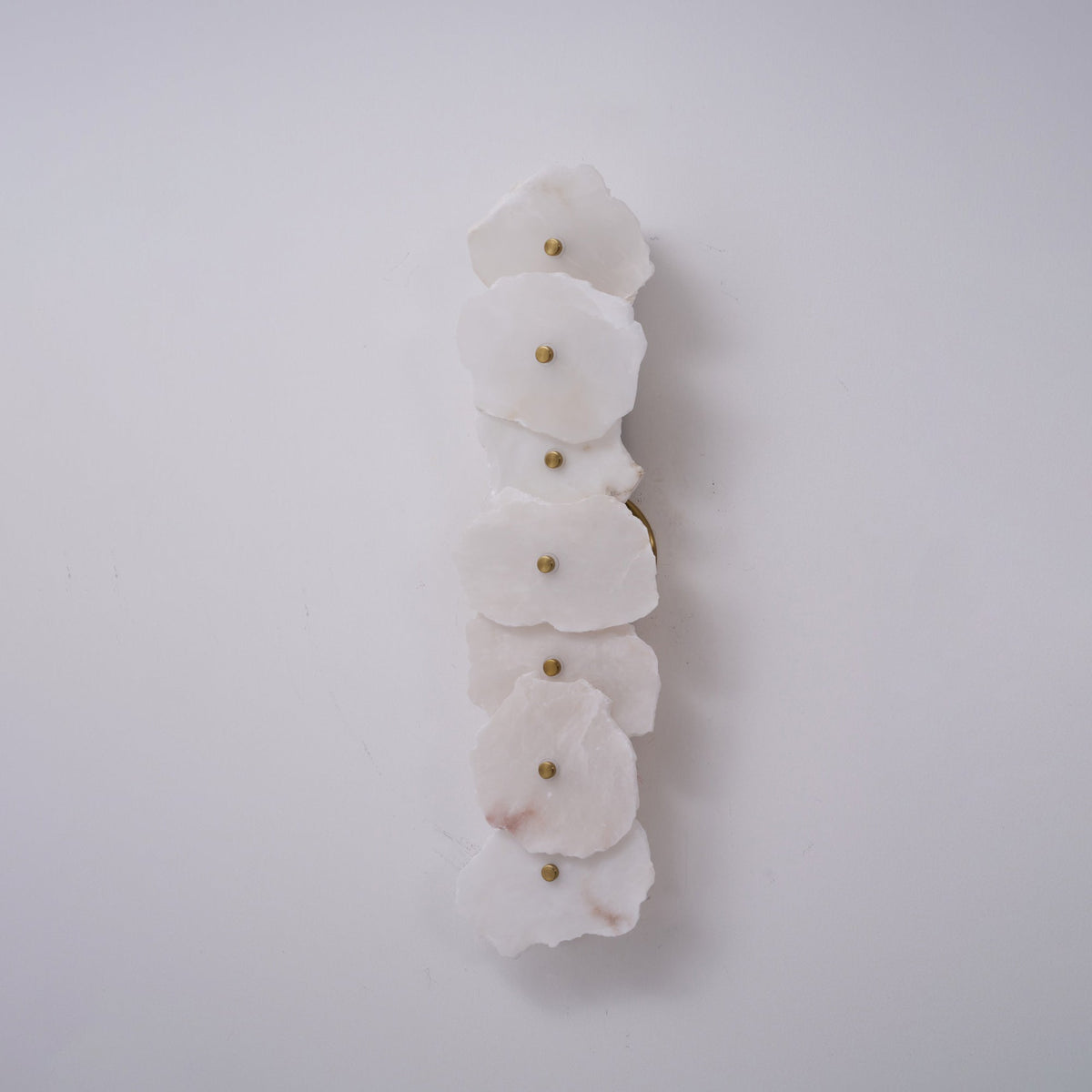 Ravensbrook Alabaster Wall Light-Moonnatur
