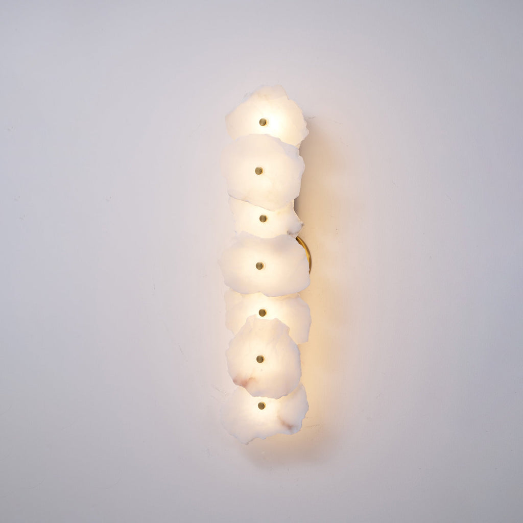 Pavessa Alabaster Wall Lamp-Moonnatur