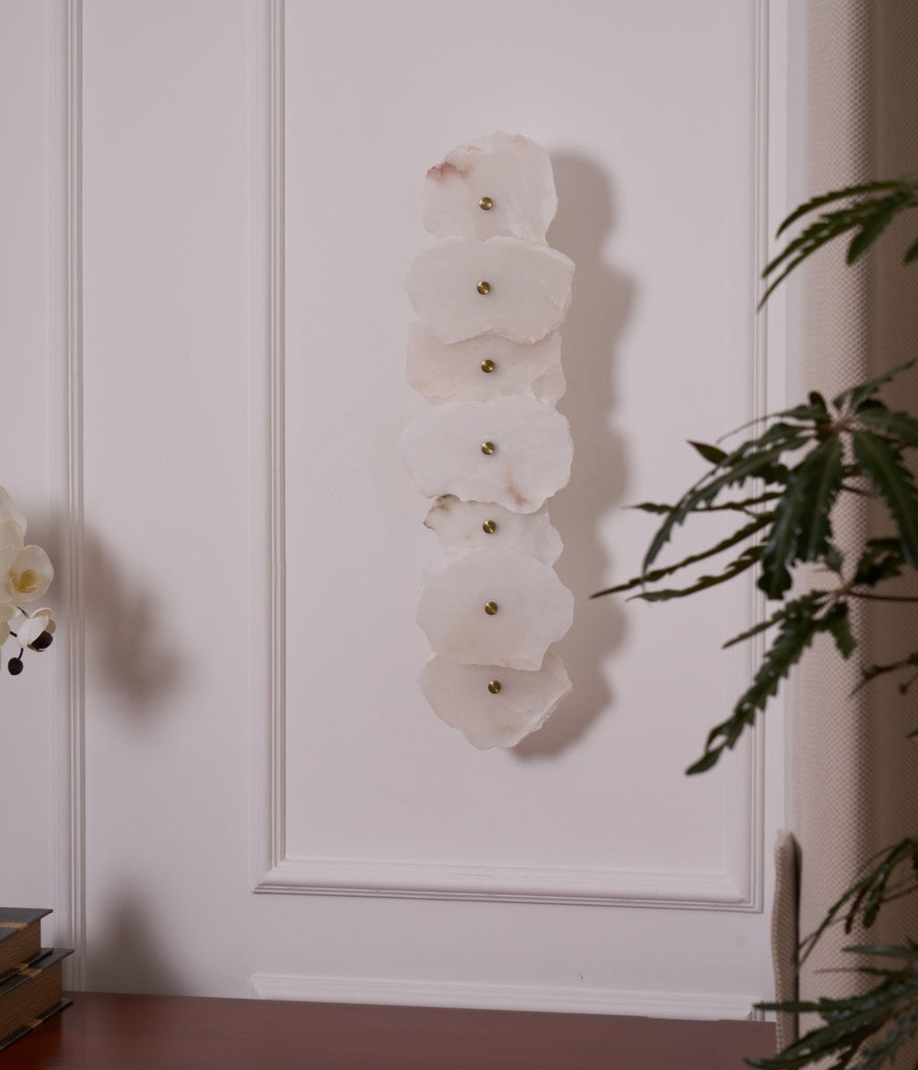 Pavessa Alabaster Wall Lamp-Moonnatur