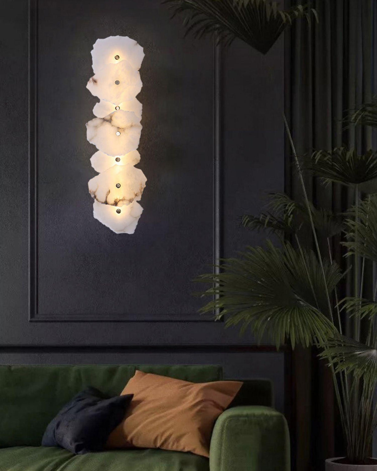 Pavessa Alabaster Wall Lamp-Moonnatur