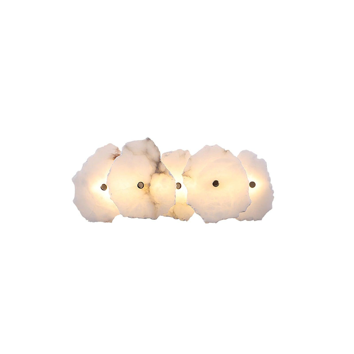 Ravensbrook Alabaster Wall Light-Moonnatur