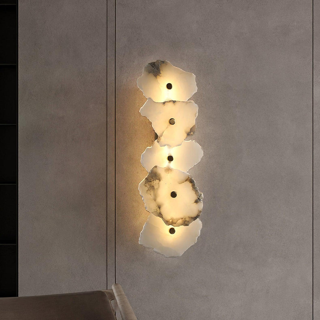 Pavessa Alabaster Wall Lamp-Moonnatur