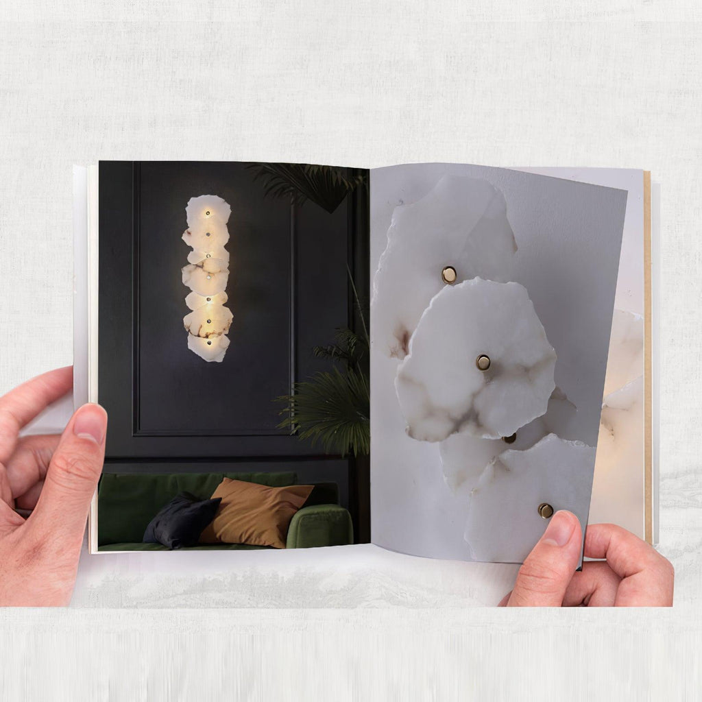 Pavessa Alabaster Wall Lamp-Moonnatur