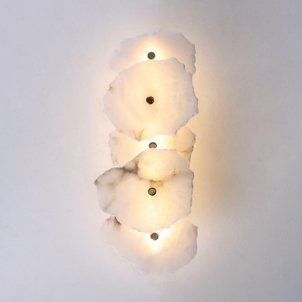 Pavessa Alabaster Wall Lamp-Moonnatur