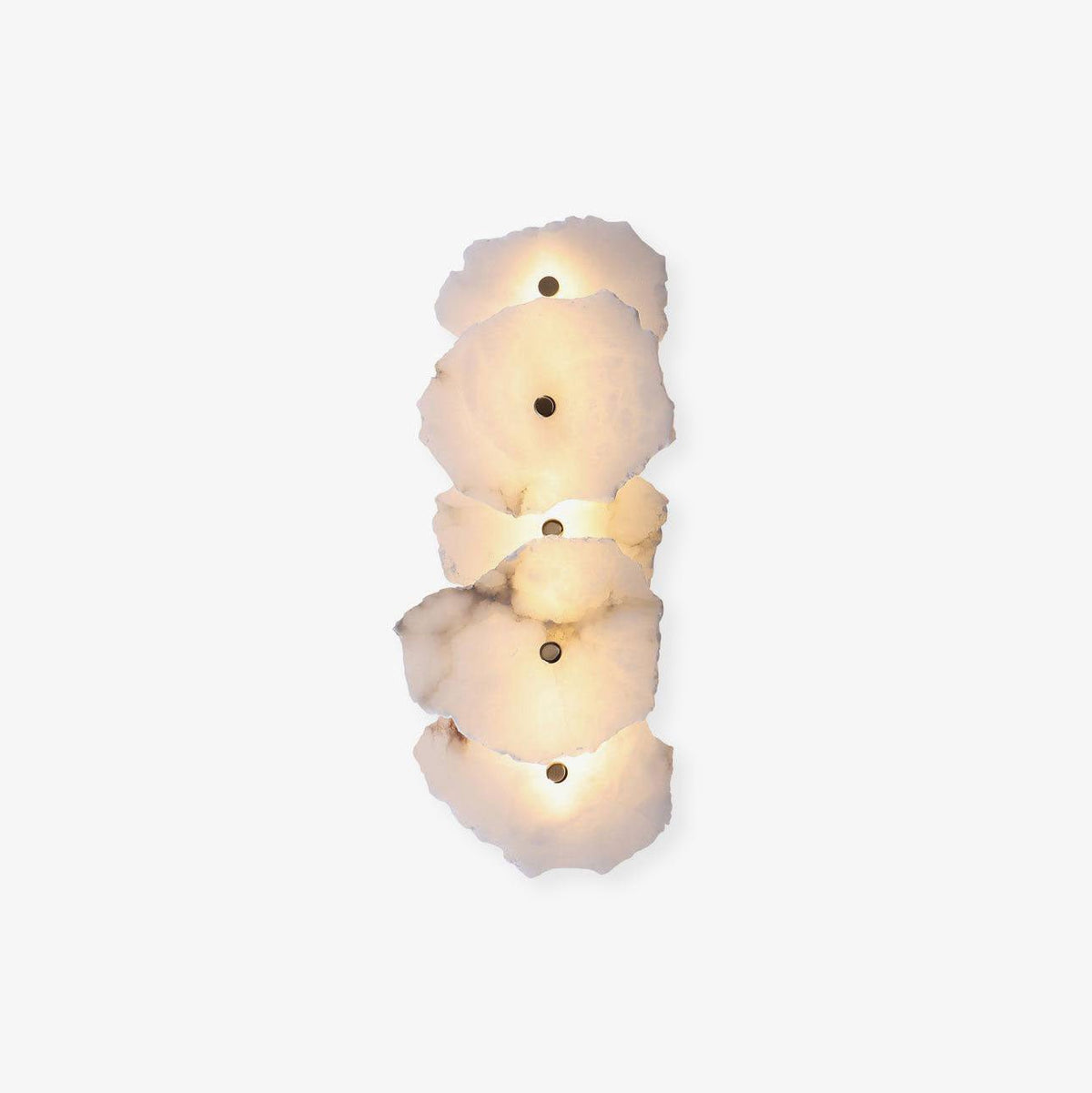 Ravensbrook Alabaster Wall Light-Moonnatur