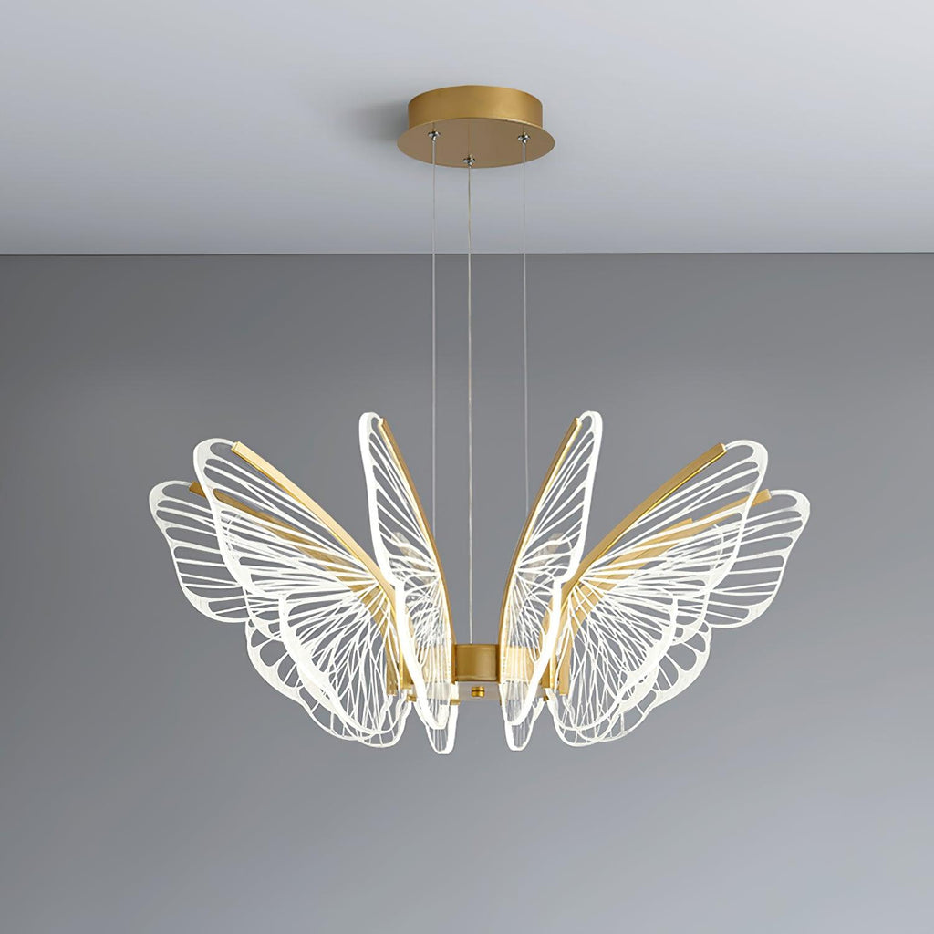 Quenelle Acrylic Chandelier-Moonnatur