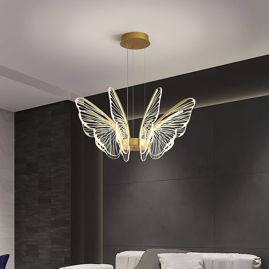 Quenelle Acrylic Chandelier-Moonnatur