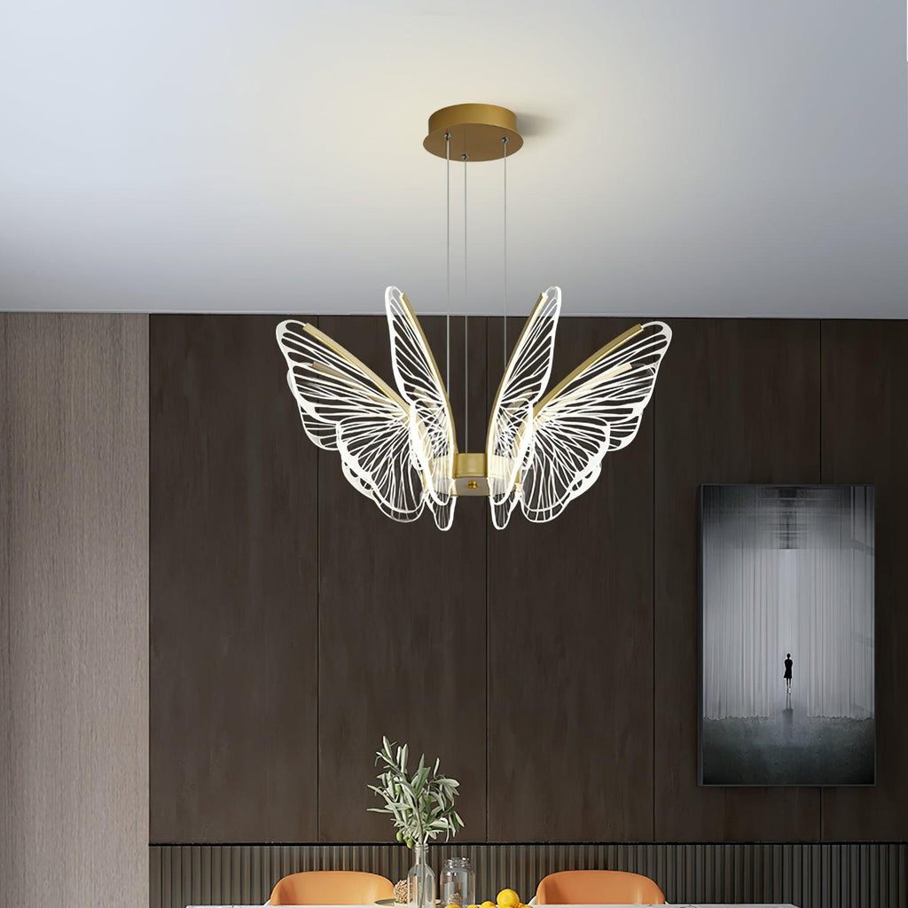 Quenelle Acrylic Chandelier-Moonnatur
