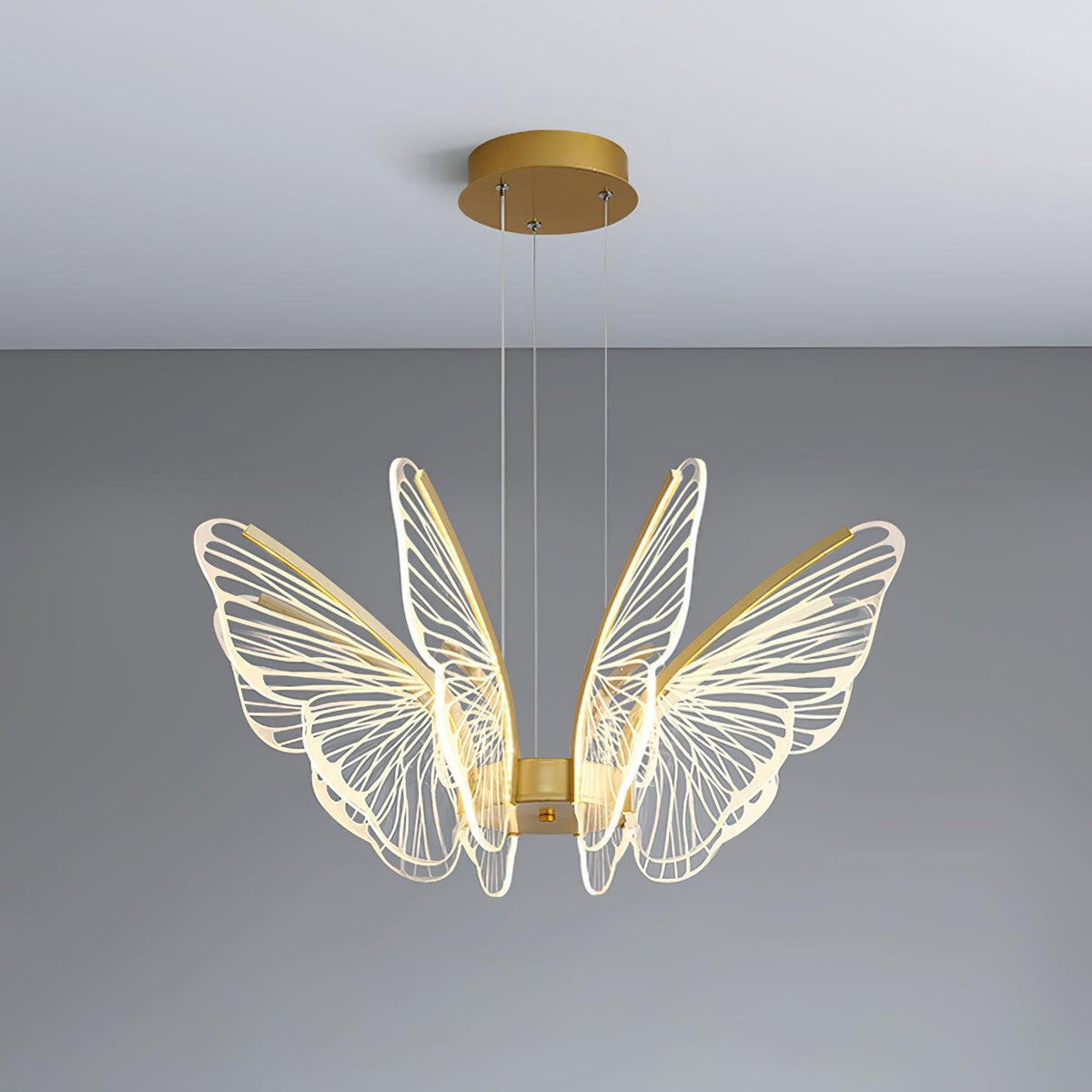 Quenelle Acrylic Chandelier-Moonnatur