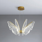 Quenelle Acrylic Chandelier-Moonnatur