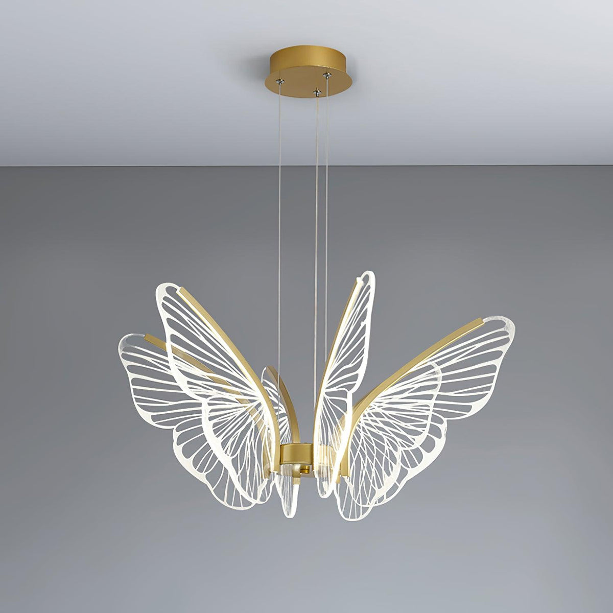Quenelle Acrylic Chandelier-Moonnatur