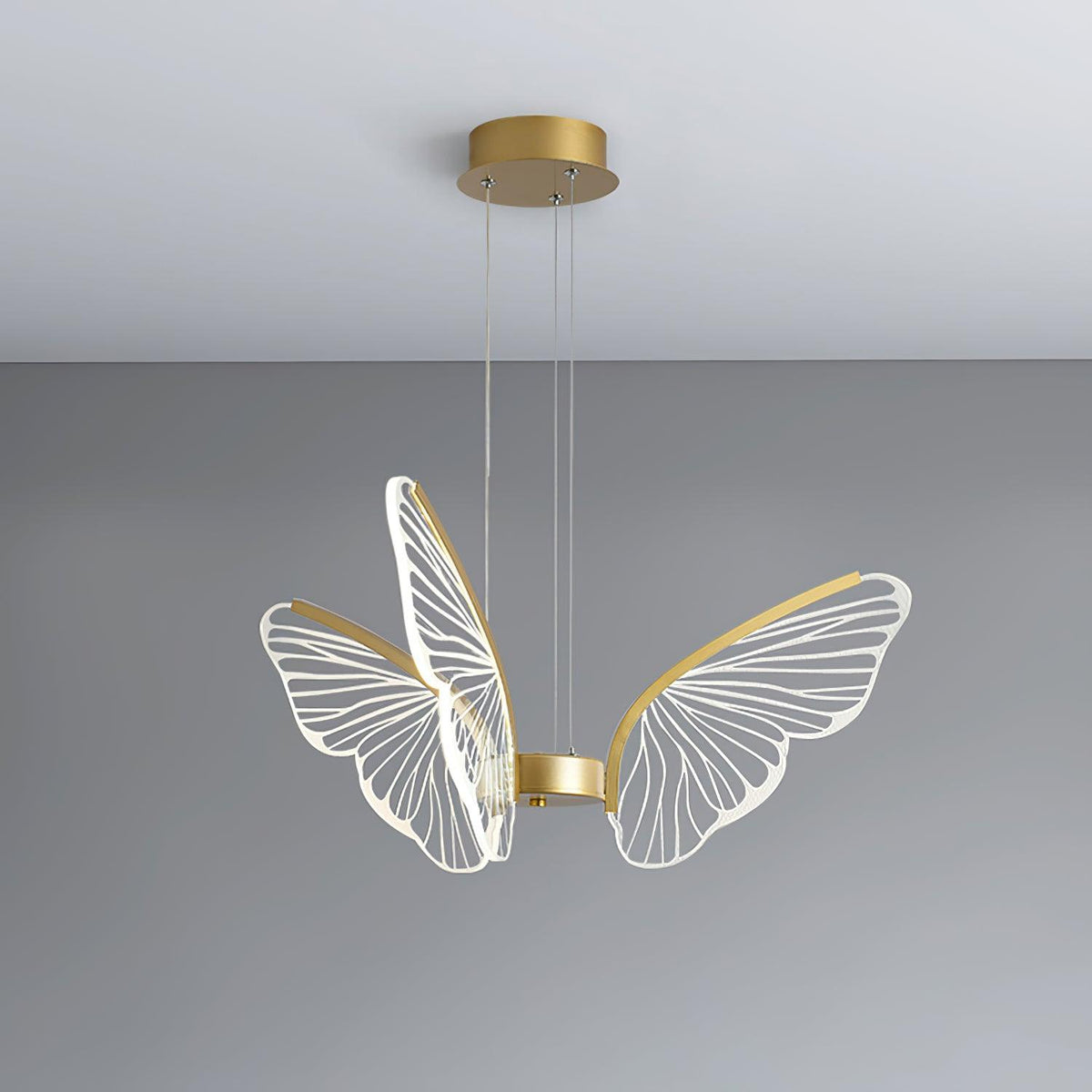 Quenelle Acrylic Chandelier-Moonnatur