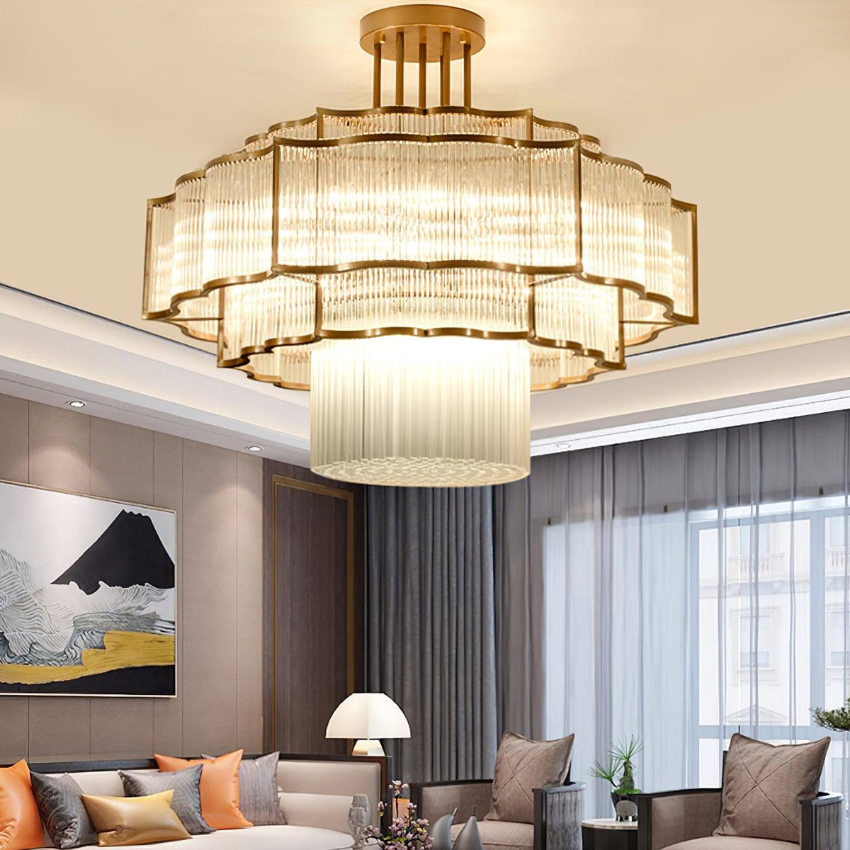 Erdenena Crystal Chandelier-Moonnatur