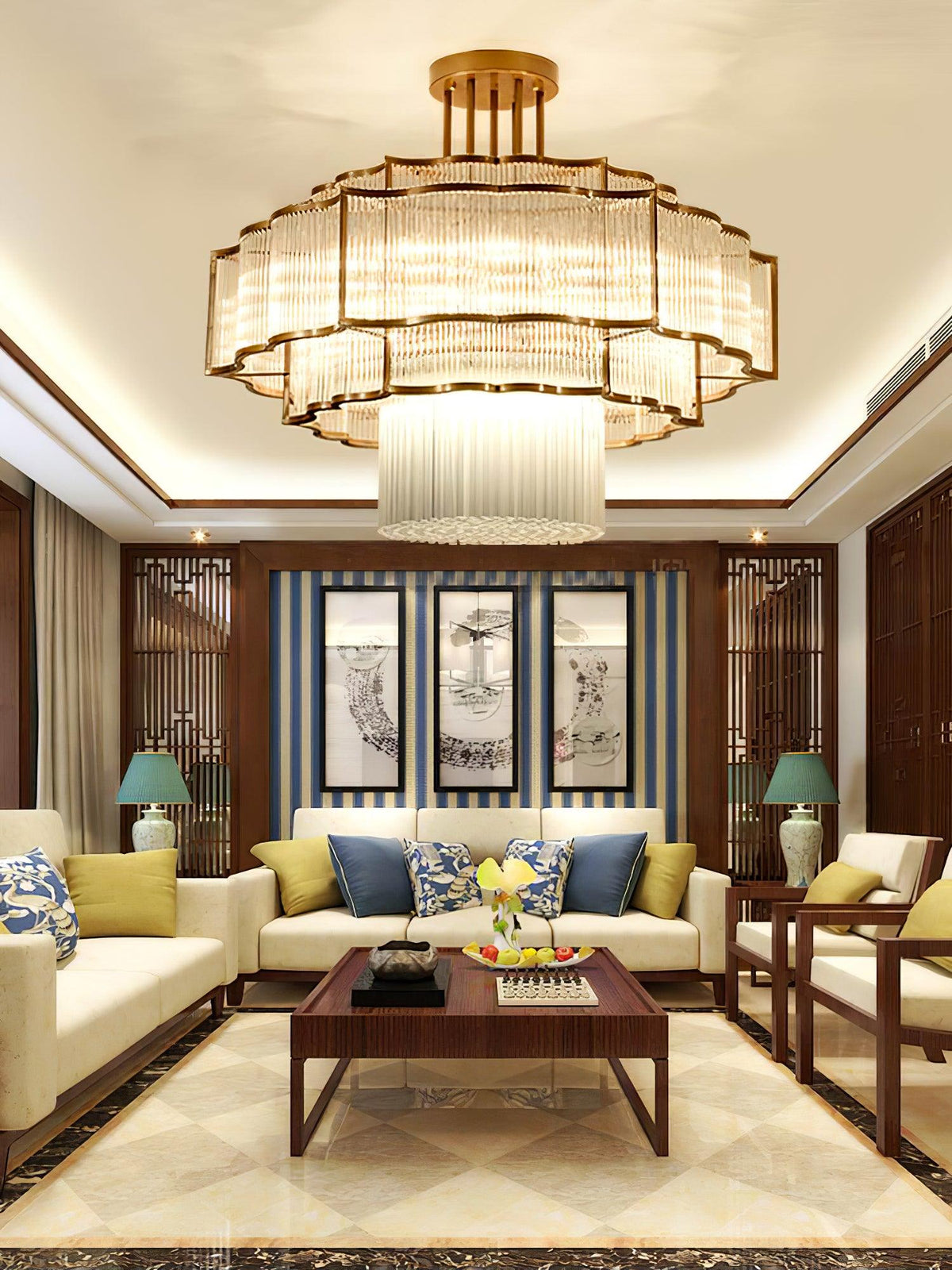 Erdenena Crystal Chandelier-Moonnatur