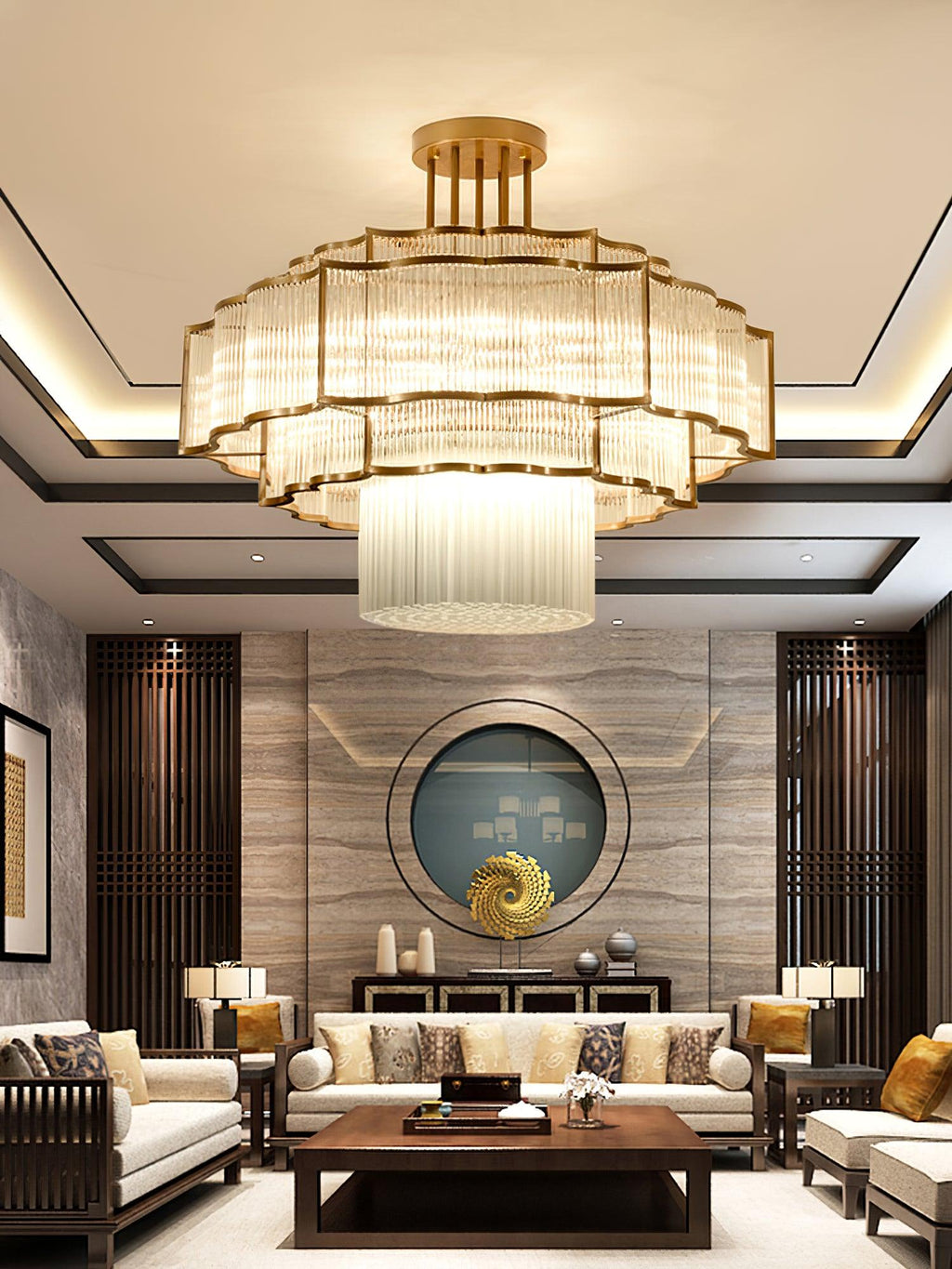 Erdenena Crystal Chandelier-Moonnatur