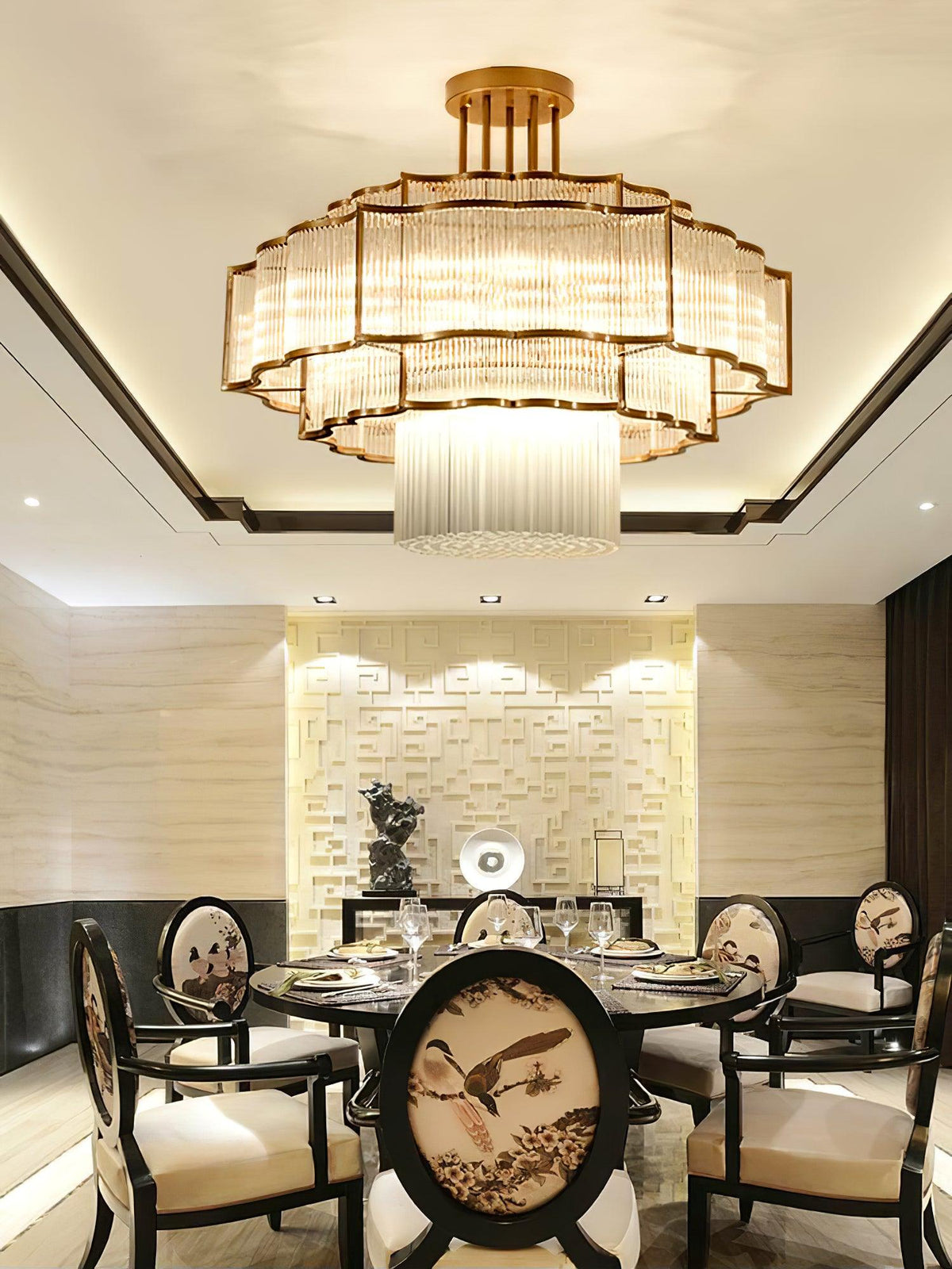 Erdenena Crystal Chandelier-Moonnatur