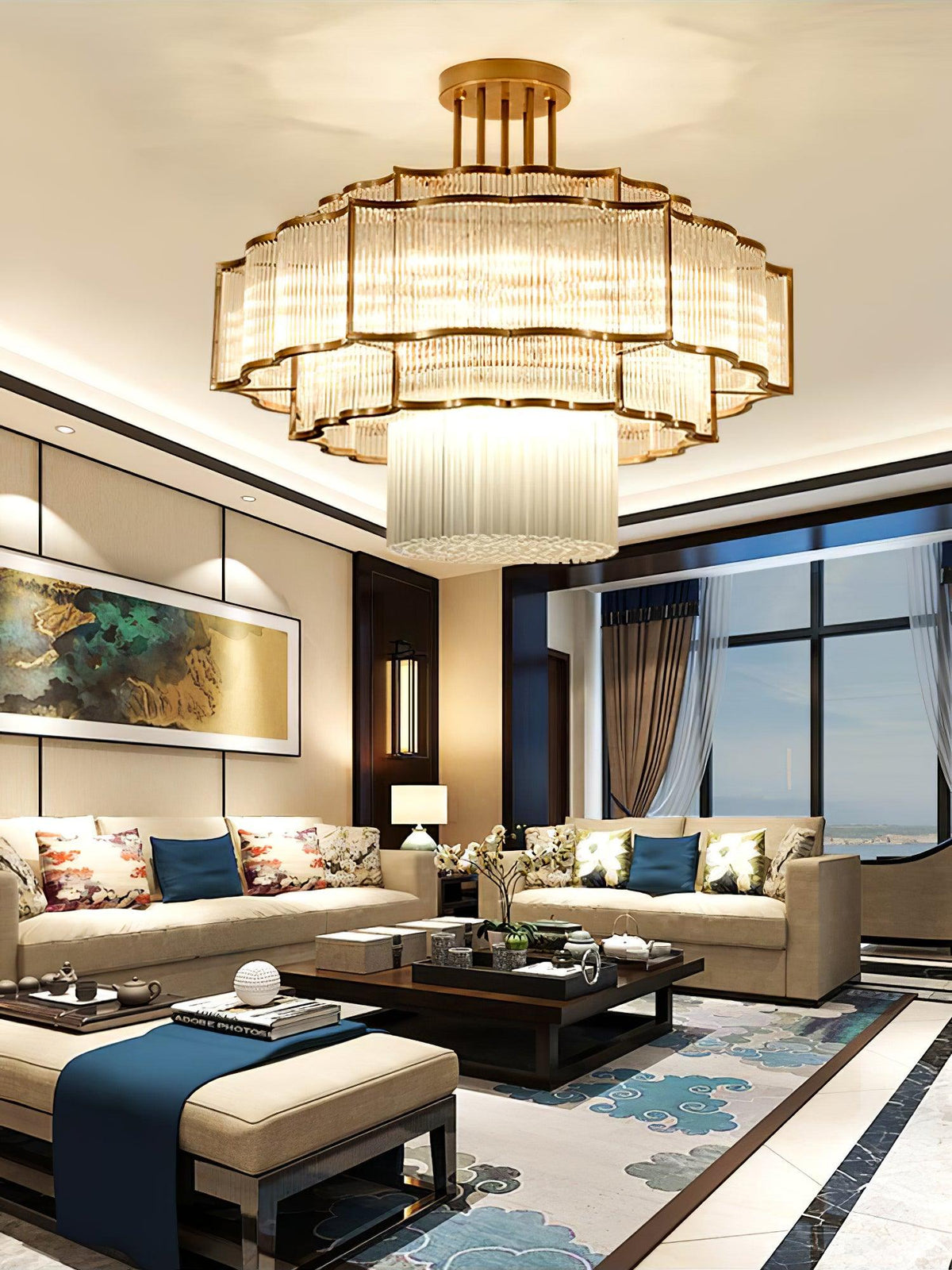 Erdenena Crystal Chandelier-Moonnatur