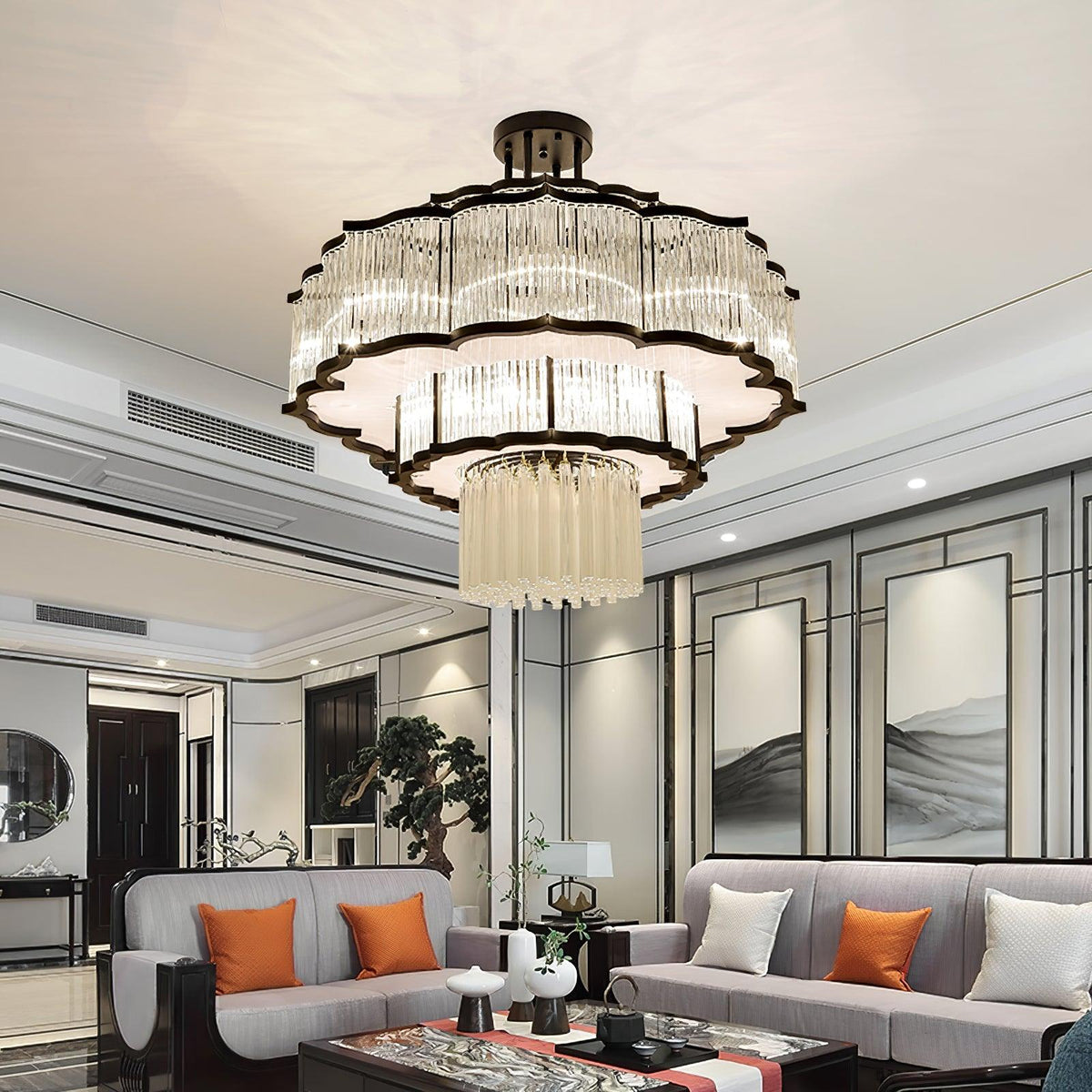 Erdenena Crystal Chandelier-Moonnatur