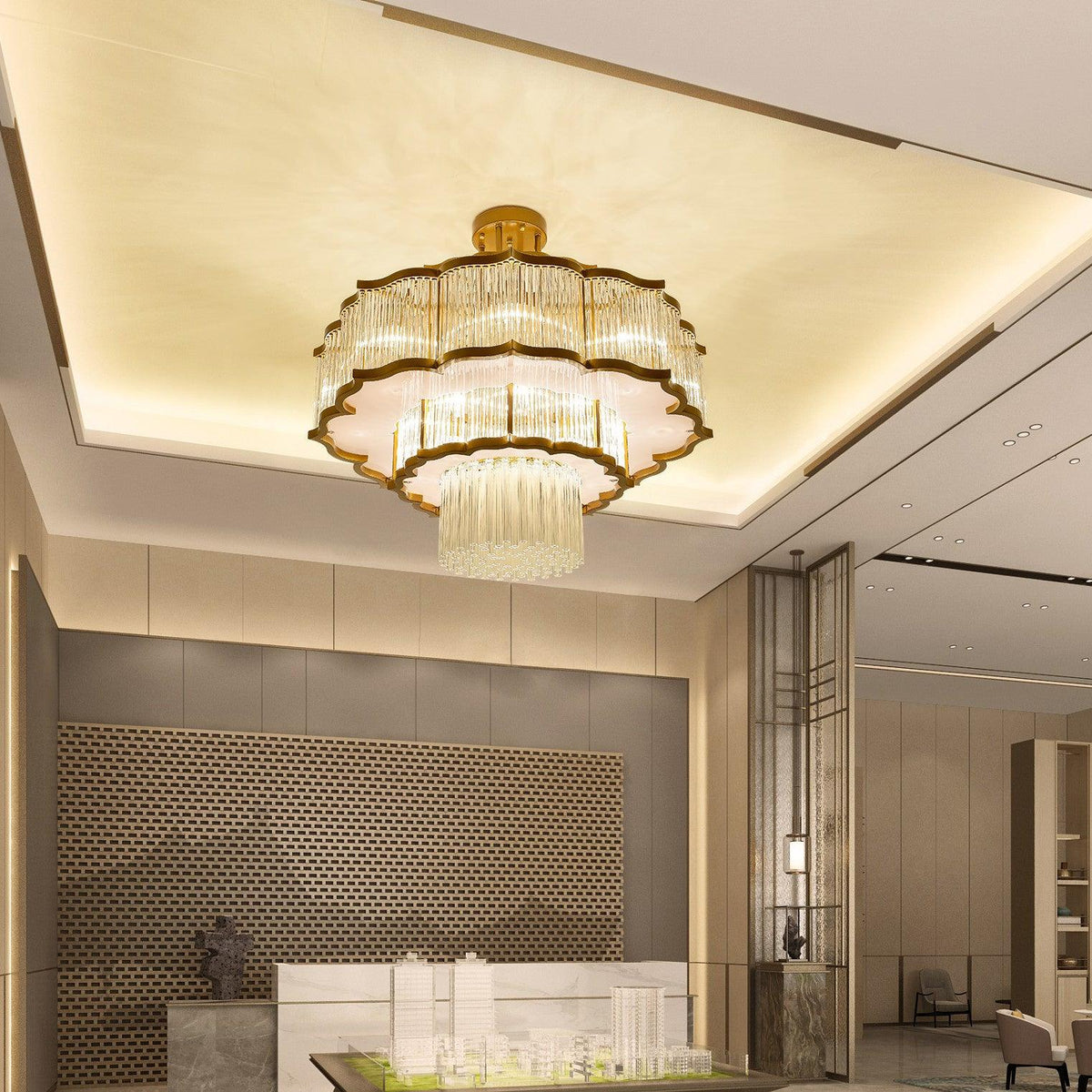 Erdenena Crystal Chandelier-Moonnatur