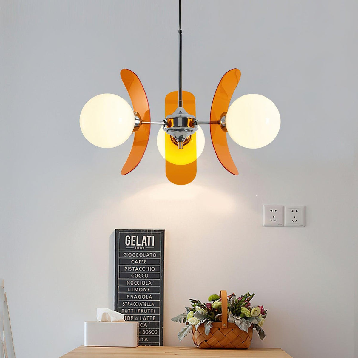 Berelaelle Glass Chandelier-Moonnatur