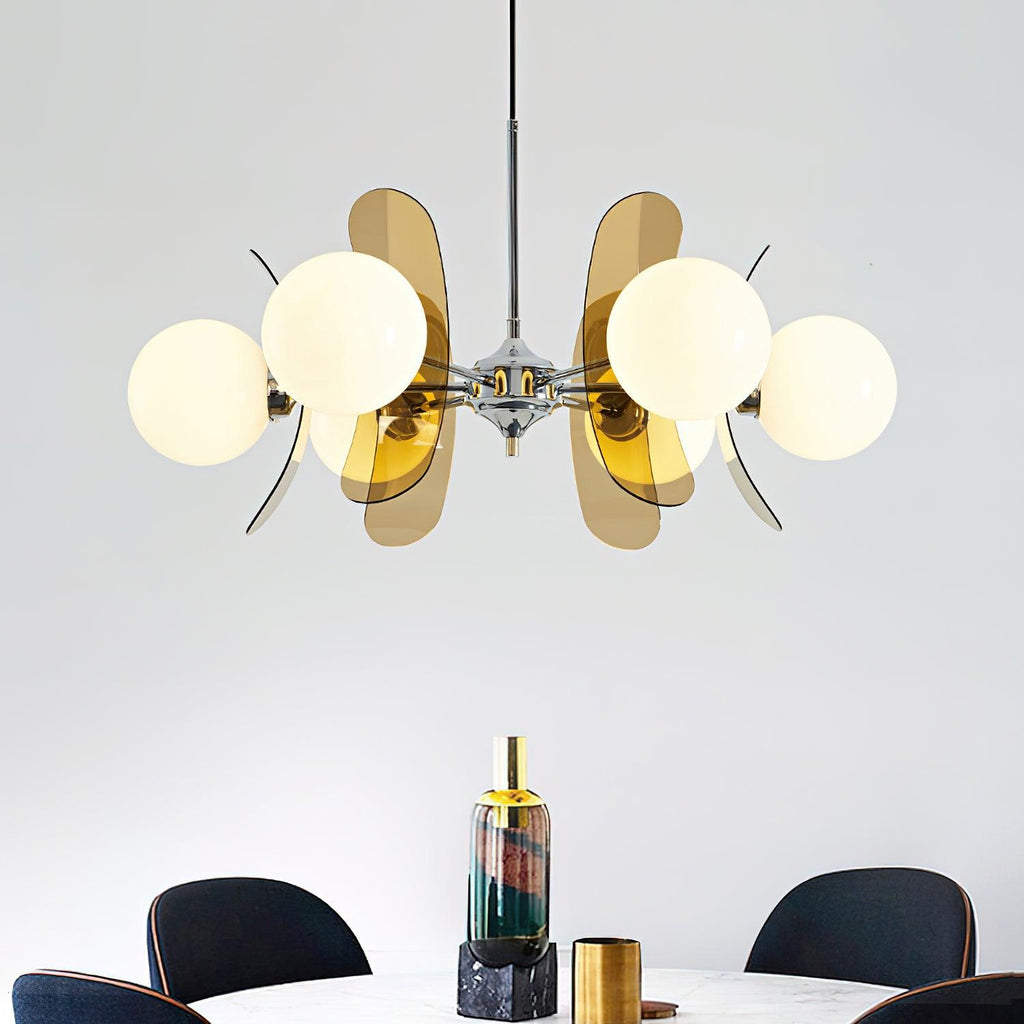 Berelaelle Glass Chandelier-Moonnatur