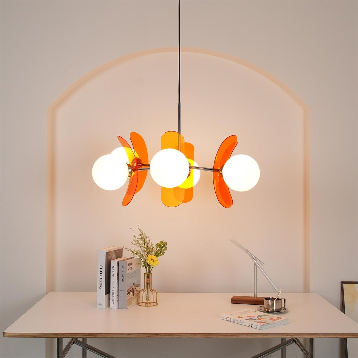 Berelaelle Glass Chandelier-Moonnatur