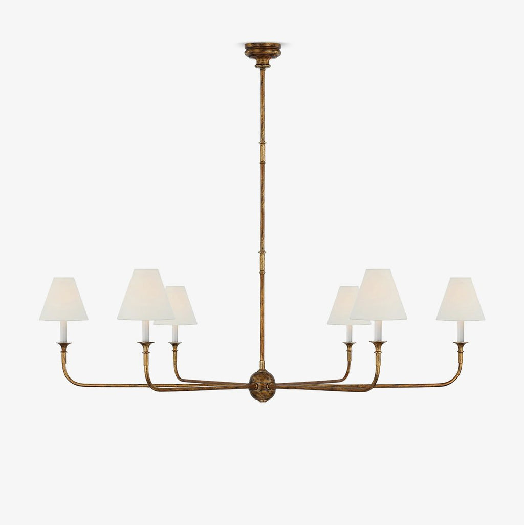 Jurelle Fabric Chandelier-Moonnatur