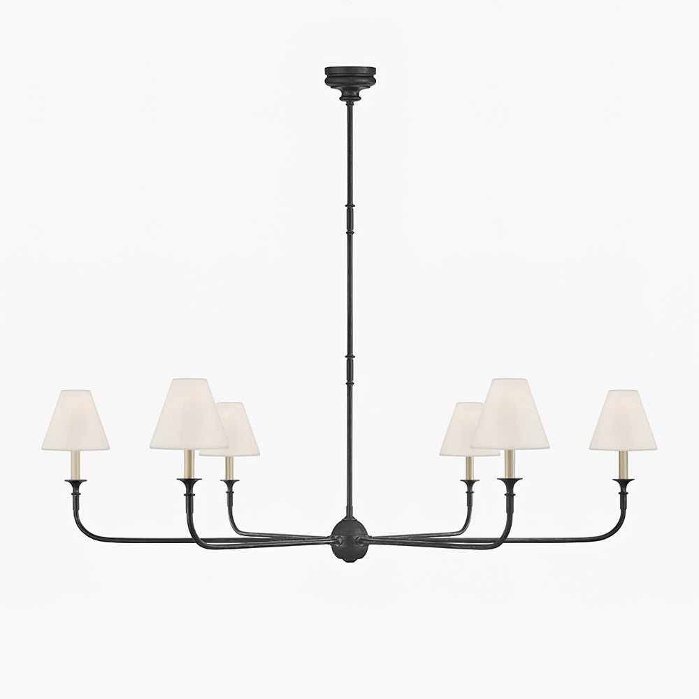Jurelle Fabric Chandelier-Moonnatur