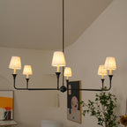 Jurelle Fabric Chandelier-Moonnatur