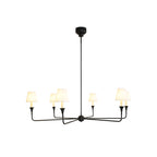 Jurelle Fabric Chandelier-Moonnatur