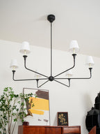 Jurelle Fabric Chandelier-Moonnatur
