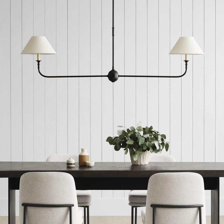Jurelle Fabric Chandelier-Moonnatur