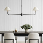 Jurelle Fabric Chandelier-Moonnatur