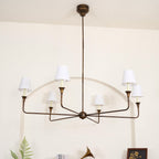 Jurelle Fabric Chandelier-Moonnatur
