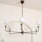 Jurelle Fabric Chandelier-Moonnatur