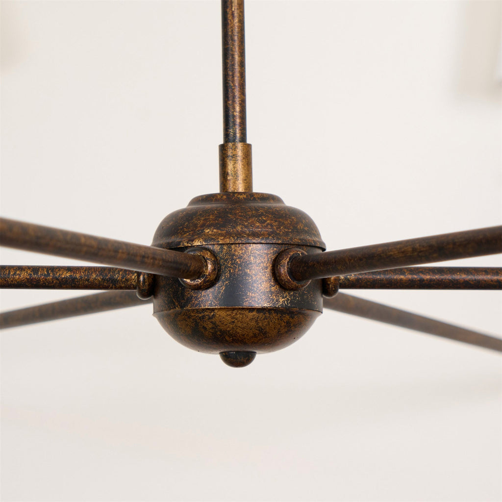 Jurelle Fabric Chandelier-Moonnatur