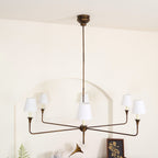 Jurelle Fabric Chandelier-Moonnatur