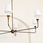 Jurelle Fabric Chandelier-Moonnatur