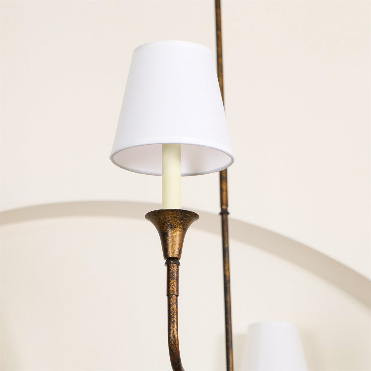 Jurelle Fabric Chandelier-Moonnatur