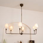 Jurelle Fabric Chandelier-Moonnatur