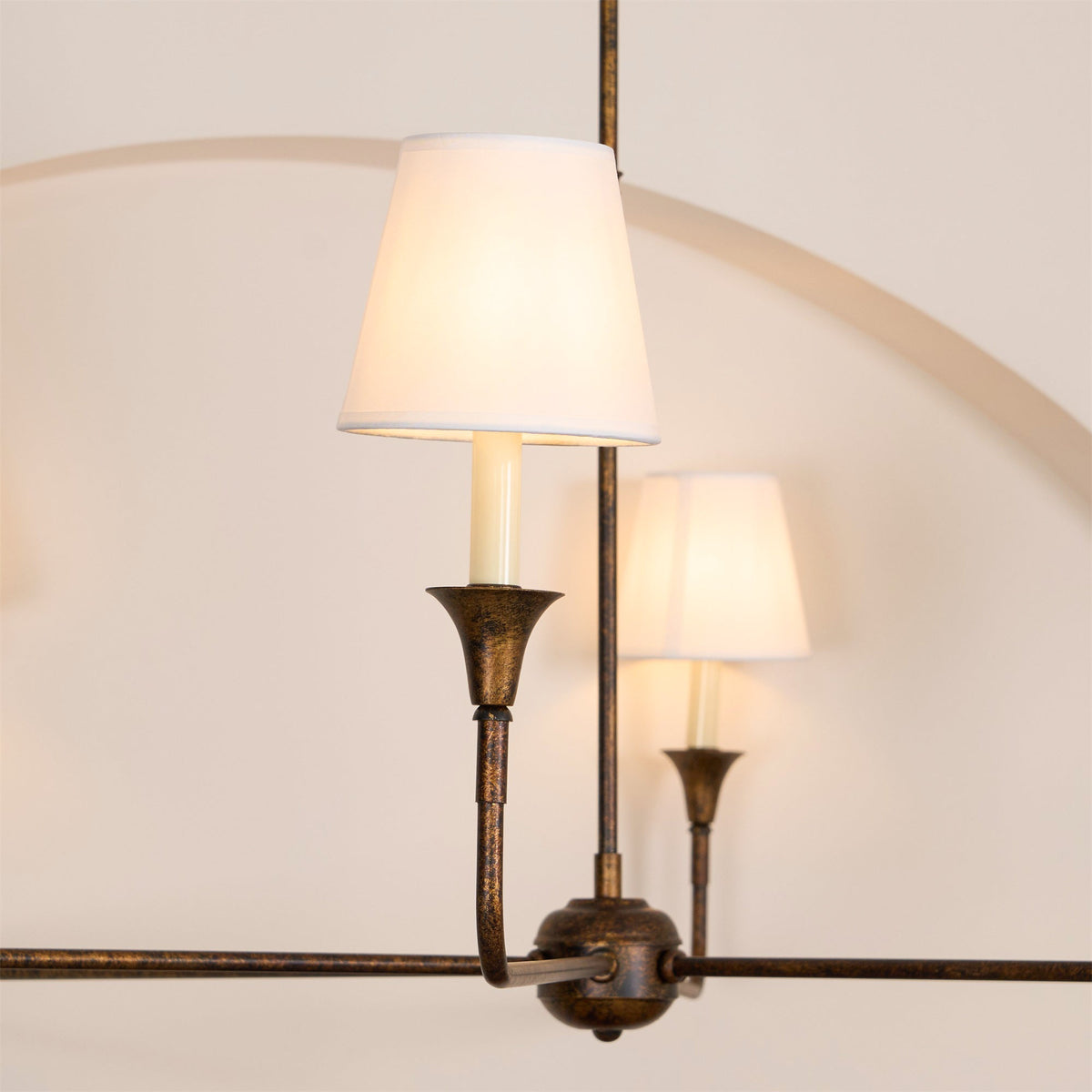 Jurelle Fabric Chandelier-Moonnatur