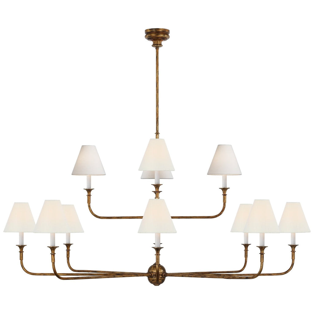 Jurelle Fabric Chandelier-Moonnatur