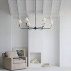 Jurelle Fabric Chandelier-Moonnatur