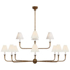 Jurelle Fabric Chandelier-Moonnatur