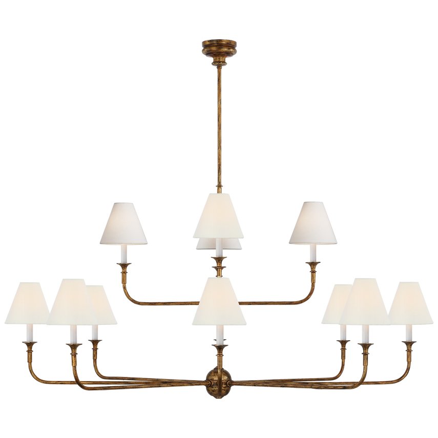 Jurelle Fabric Chandelier-Moonnatur